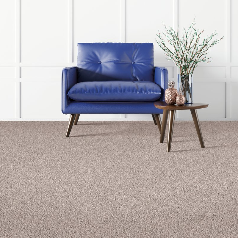 Living room with comfy carpet - Coastal Fashion I- Shoreline